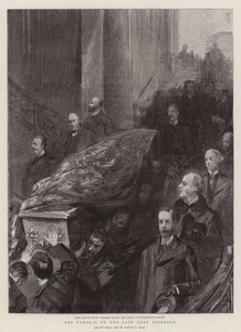 Il funerale del defunto Lord Leighton da Sydney Prior Hall