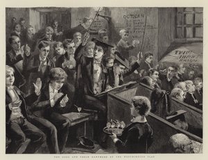 Gli dei e il loro Ganimede al Westminster Play da Sydney Prior Hall