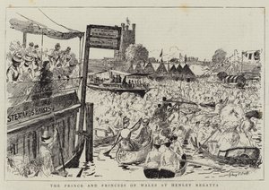 Il Principe e la Principessa di Galles alla Regata di Henley