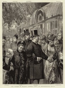 Festa in giardino del Principe di Galles a Marlborough House da Sydney Prior Hall