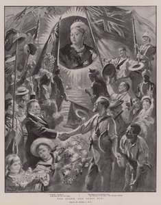 La Regina, Dio la Benedica! da Sydney Prior Hall