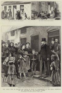 La visita reale in Irlanda, il Principe di Galles come Commissario della Commissione Reale sulle abitazioni delle classi lavoratrici da Sydney Prior Hall