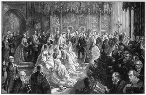 Il matrimonio della principessa Luisa, 21 marzo 1871, 1900 da Sydney Prior Hall