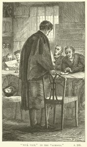 Illustrazione per Tom Brown a Oxford di Thomas Hughes da Sydney Prior after Hall
