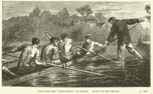 Illustrazione per Tom Brown a Oxford di Thomas Hughes da Sydney Prior after Hall