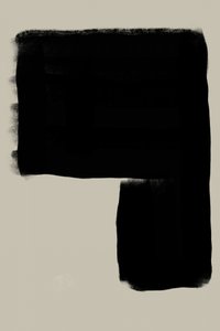 Forma nera astratta da THE MIUUS STUDIO
