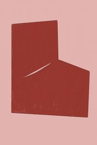 Modulo rosso ad angolo da THE MIUUS STUDIO