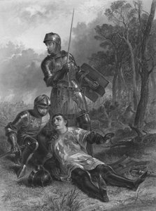 La Morte del Conte di Warwick Re Enrico VI, c1870 da T. Brown