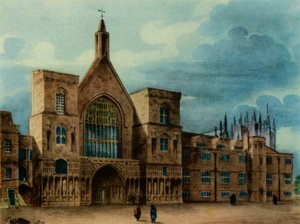 New Palace Yard e ingresso alla Westminster Hall, 1947 da T. Coney