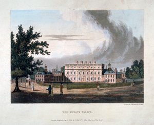 Buckingham House, Westminster, Londra da T Hall