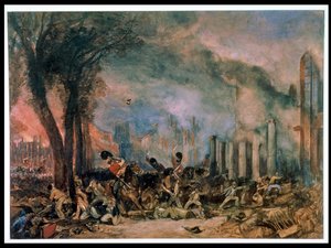 Carica delle 3rd Dragoon Guards in Queen Square, Bristol, lunedì 31 ottobre 1831 da T. L. and Muller William J. Rowbotham