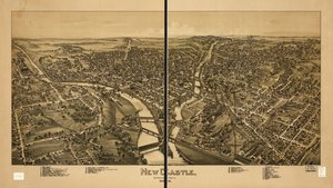 New Castle, Pennsylvania 1896 da T. M. Fowler