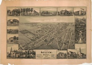 Veduta di Lititz e Warwick, Contea di Lancaster, Pa.: 1887 da T. M. Fowler
