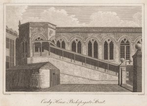 Crosby Hall, Bishopsgate Street, Londra da T. Prattent