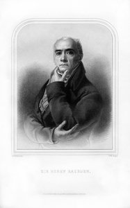 Sir Henry Raeburn, pittore di ritratti scozzese, 1870 da T. W. Knight
