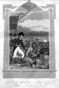 Il tenente Yeo uccide il governatore e prende il forte di Muros sulla costa spagnola, 1816 da T. Wallis
