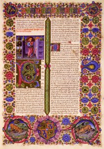 Prima lettera di Paolo ai Tessalonicesi, dal Volume II della Bibbia di Borso d