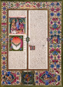 Il Libro della Sapienza, dal Volume I della Bibbia di Borso d