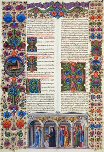 La Lettera di Giacomo, secondo volume della Bibbia di Borso d