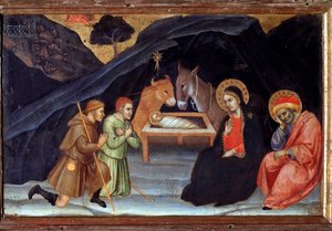 Adorazione dei pastori da Taddeo di Bartolo