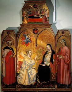 Annunciazione di Maria con i Santi Cosma e Damiano