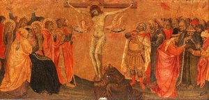 Crocifissione, pannello predella