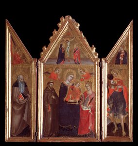 Vergine con bambino e santi da Taddeo di Bartolo