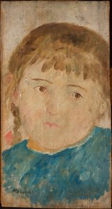 Mädchen im blauen Kleid da Tadeusz Makowski