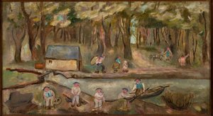Mulino sul fiume da Tadeusz Makowski