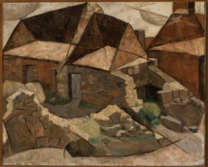 Paesaggio con case da Tadeusz Makowski