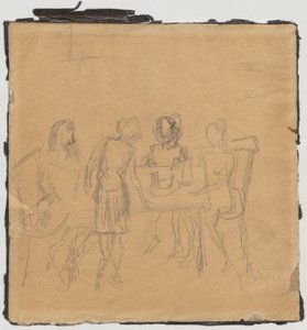 Am Tisch da Tadeusz Makowski