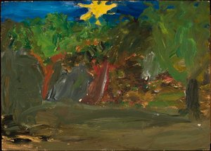 Sonne über dem Garten da Tadeusz Makowski