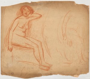 Studie einer sitzenden Frau da Tadeusz Makowski