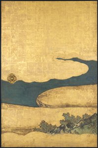 Una partita di Go, dai Quattro Accomplishments, inizio XVII secolo da Takanobu Kano