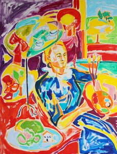 Ritratto vivace di un artista da Tamara Jare