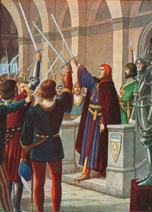 Cangrande della Scala nominato Generale della Lega Ghibellina, dicembre 1318 da Tancredi Scarpelli