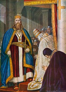 Carlo Magno incoronato imperatore romano il giorno di Natale 800