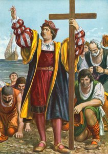 Cristoforo Colombo arriva nel Nuovo Mondo da Tancredi Scarpelli