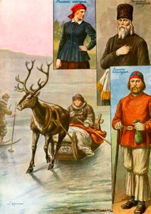 Costumi di Norvegia e Lapponia