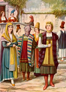 Costumi del XIX secolo, come trovati in Grecia, Argentina ecc. da Tancredi Scarpelli