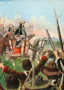 Dichiarazione di guerra tra Piemonte e Francia accolta con gioia dai sudditi di Vittorio Amedeo da Tancredi Scarpelli
