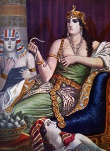 Antichità egiziana: la morte di Cleopatra, la regina d