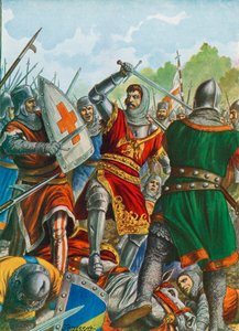 Ezzelino III da Romano catturato vicino a Bergamo nel 1259 da Tancredi Scarpelli