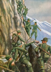 Eroici soldati di montagna italiani da Tancredi Scarpelli