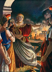 Nerone guarda Roma bruciare