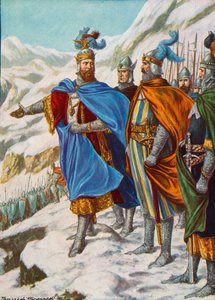 Ottone I, Sacro Romano Imperatore, invade l