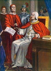 Papa Clemente VI incarica il Vescovo di Ferrara di portare un ultimatum ai Visconti, 1351