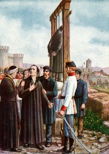I Martiri di Belfiore: Gli ultimi momenti di Don Enrico Tazzoli, 1853 da Tancredi Scarpelli