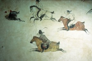Tomba del principe ereditario Zhang, 2° anno di Shenlong, dinastia Tang, 618-907