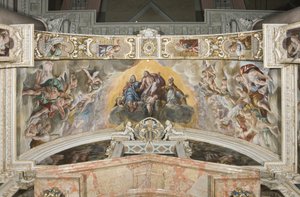 Cristo in gloria con San Gaudenzio e nell